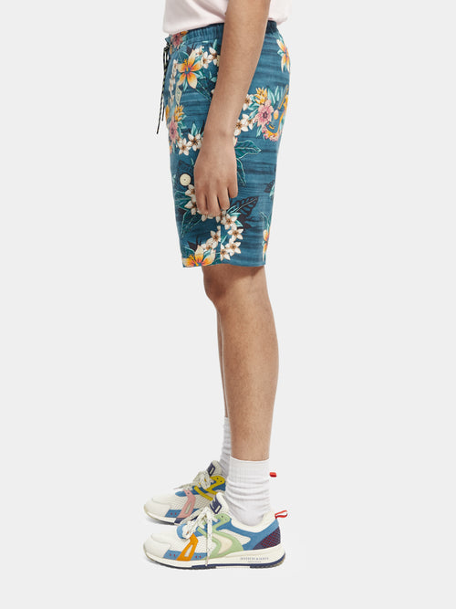 Fave linen-blend beach short - Scotch & Soda AU