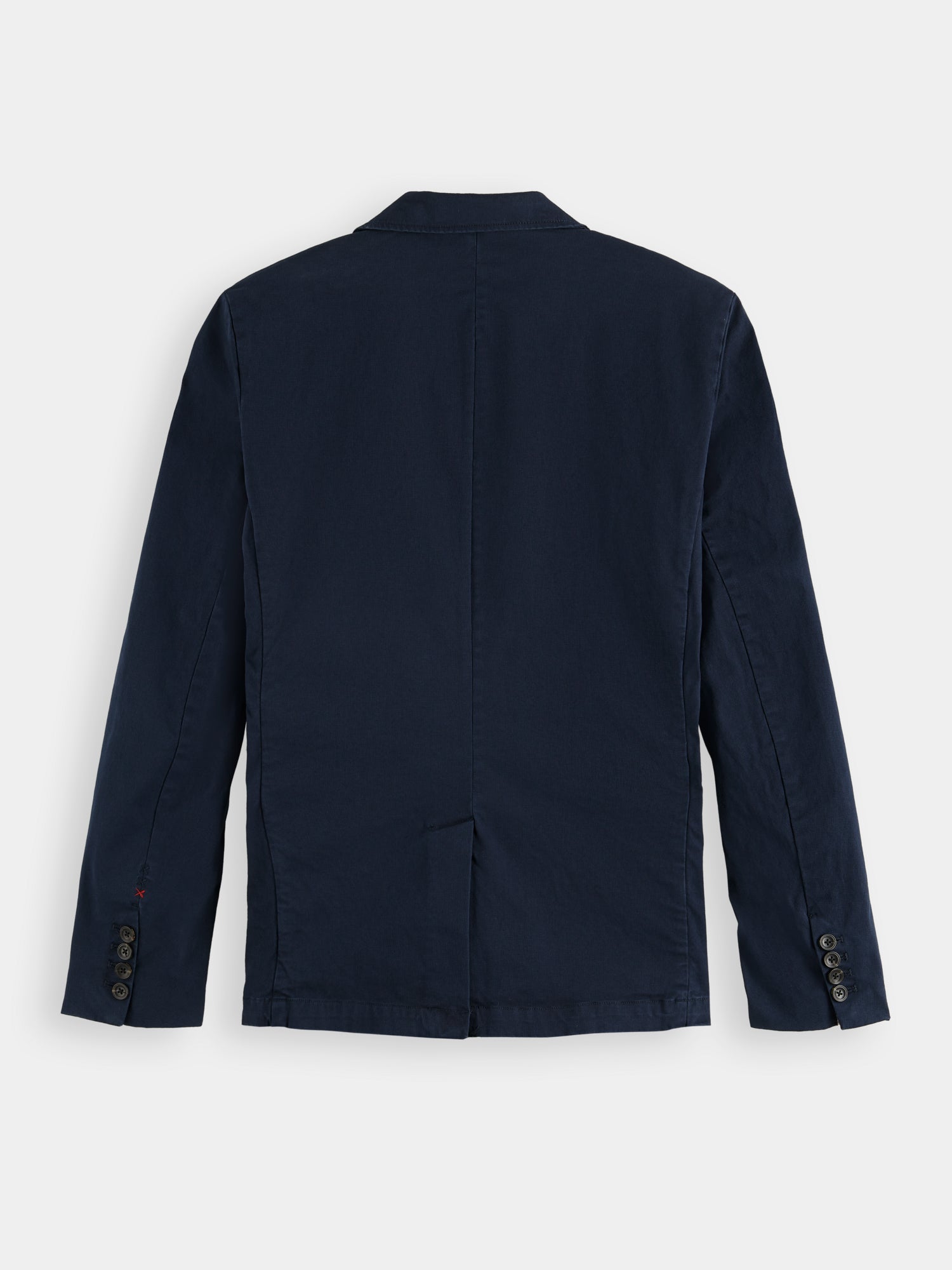 Structured garment dyed cotton-blend blazer - Scotch & Soda AU