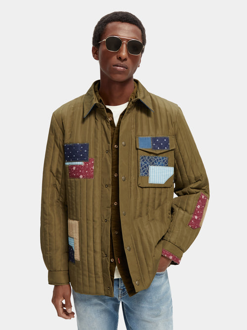Quilted patched jacket - Scotch & Soda AU