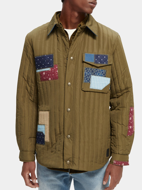 Quilted patched jacket - Scotch & Soda AU