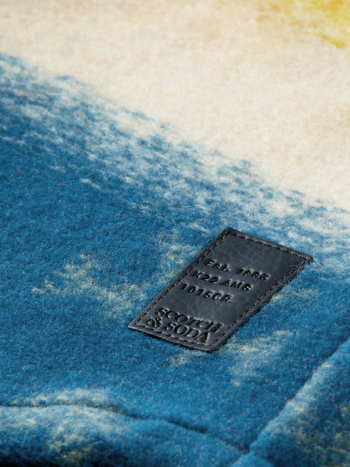 Jacquard heavyweight overshirt - Scotch & Soda AU