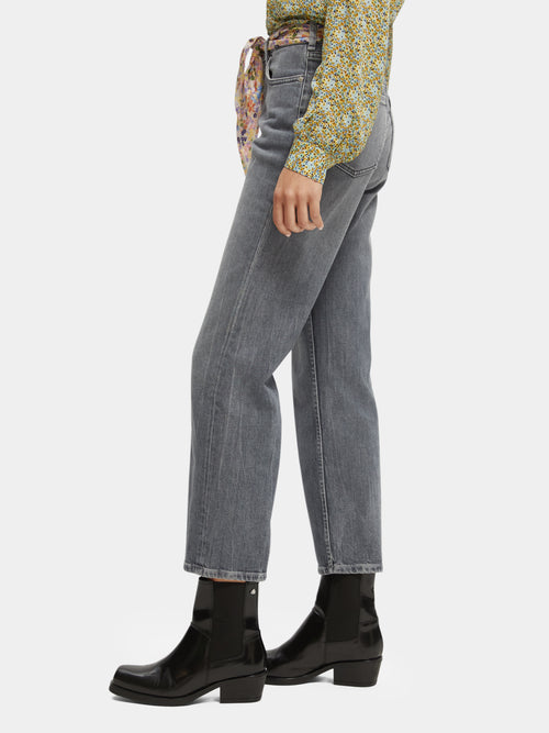 The Sky belted organic straight leg jeans - Scotch & Soda AU