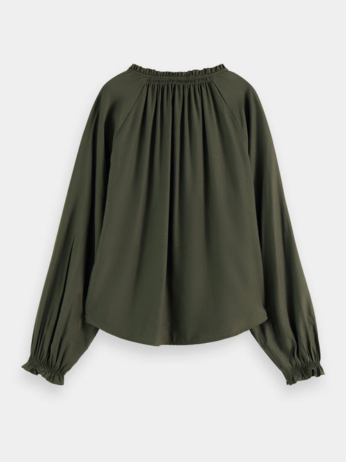 Easy-fit smock detailed top - Scotch & Soda AU