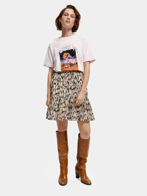 Printed short skirt - Scotch & Soda AU