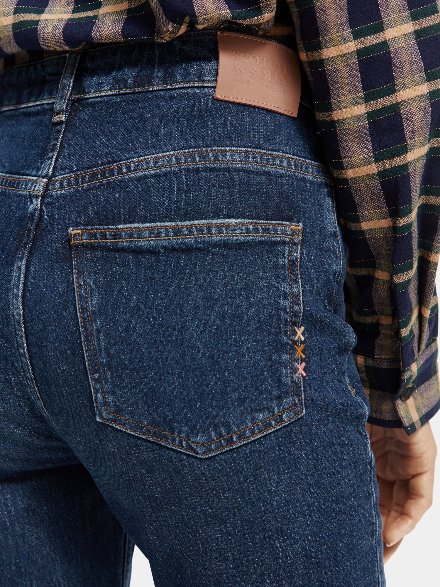 The Line high-rise skinny fit jeans - Scotch & Soda AU