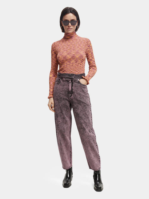 Ribbed turtleneck sweater - Scotch & Soda AU