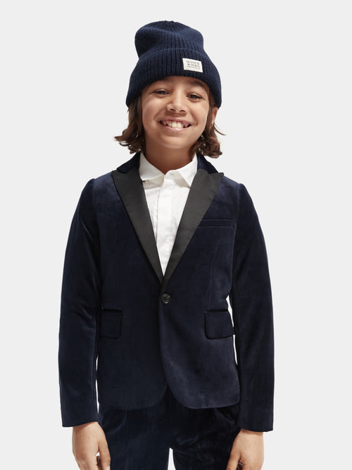 Single-breasted satin lapel blazer - Scotch & Soda AU