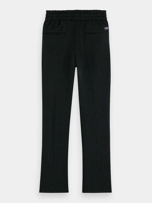 Regular slim fit yarn-dyed knit trousers - Scotch & Soda AU