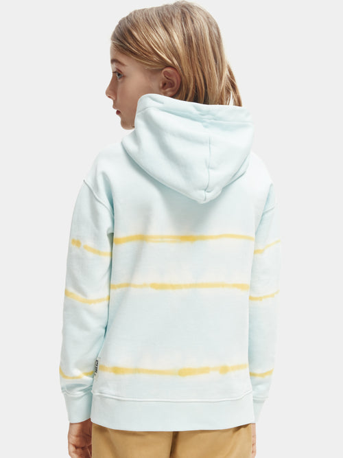 Organic cotton tie-dye hoodie - Scotch & Soda AU