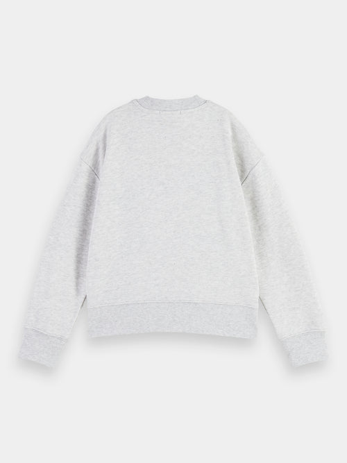Varsity artwork loose-fit sweatshirt - Scotch & Soda AU