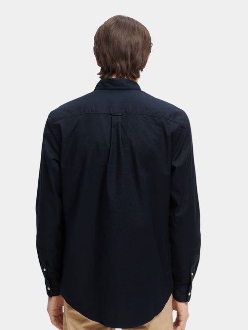 Organic cotton/elastane oxford shirt - Scotch & Soda AU