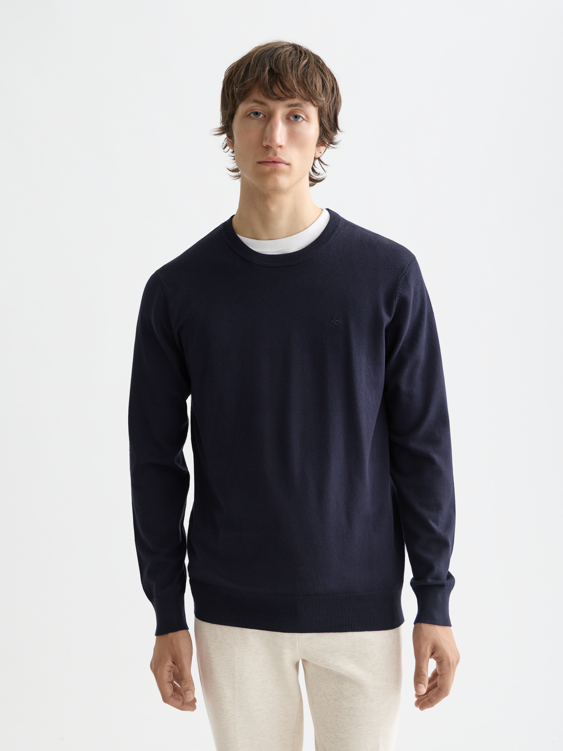 Viscose crewneck pullover - Scotch & Soda AU