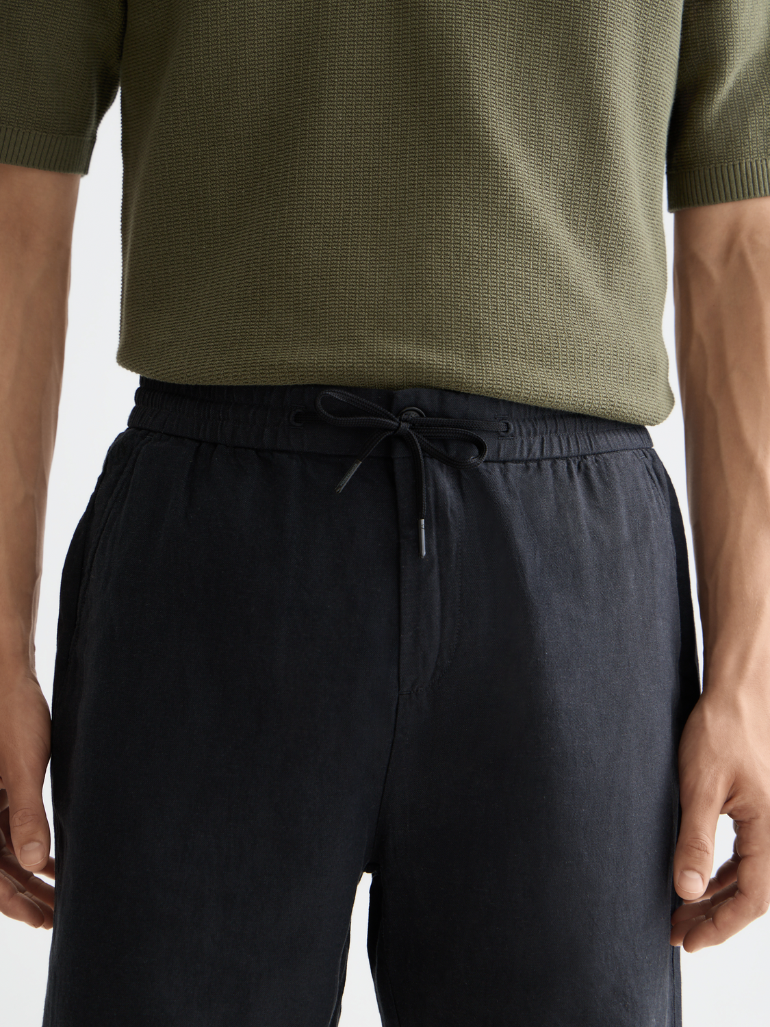 Fave cotton-linen shorts - Scotch & Soda AU
