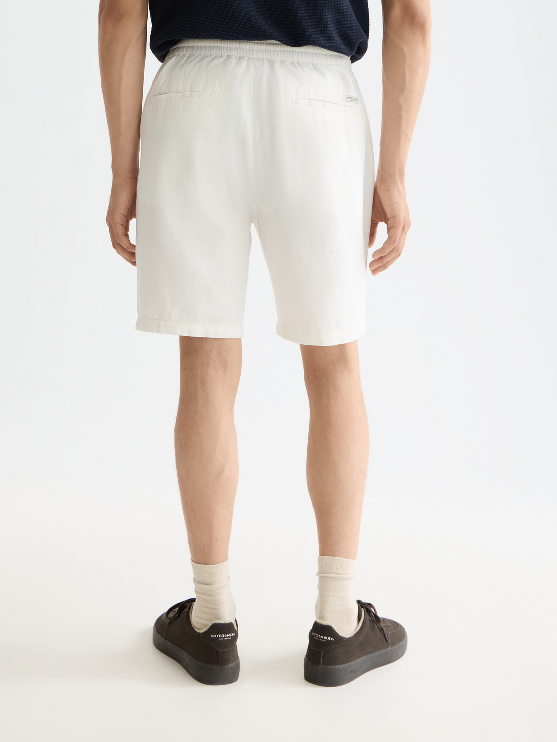 Fave cotton-linen shorts - Scotch & Soda AU