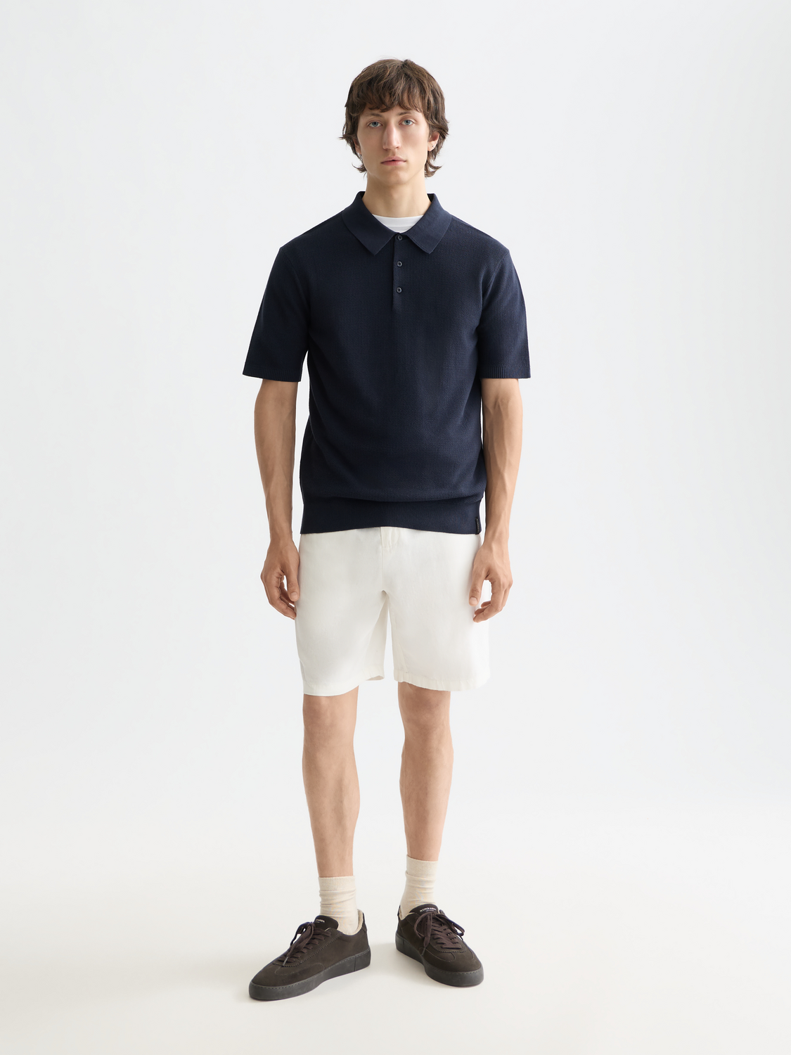 Fave cotton-linen shorts - Scotch & Soda AU