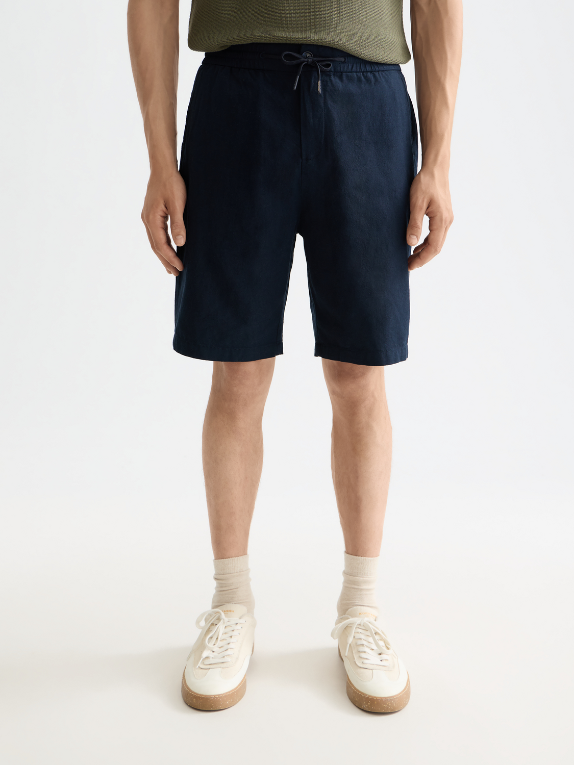 Fave cotton-linen shorts - Scotch & Soda AU