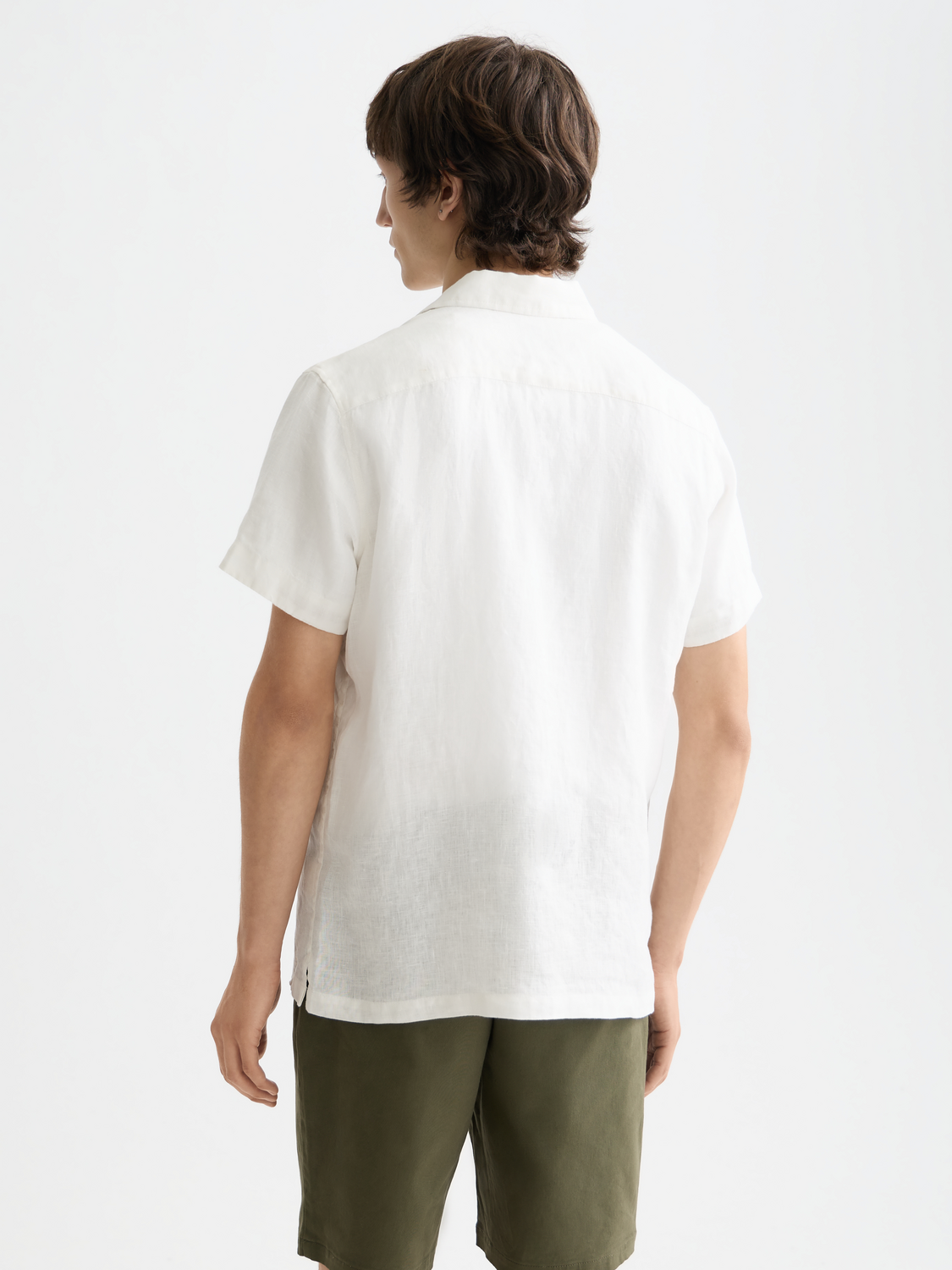 Short sleeved linen shirt - Scotch & Soda AU