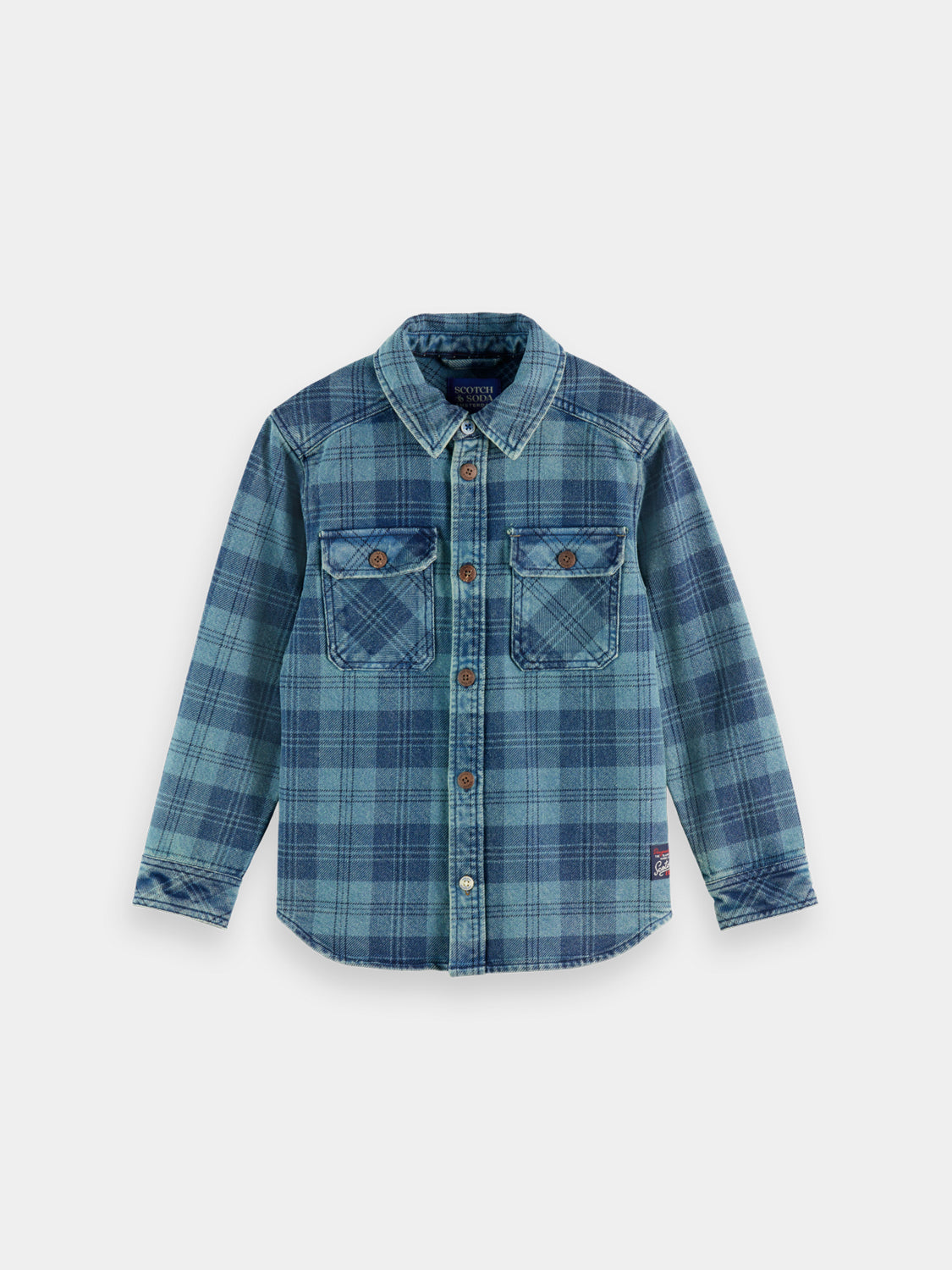 Kids - Checked overshirt - Scotch & Soda AU