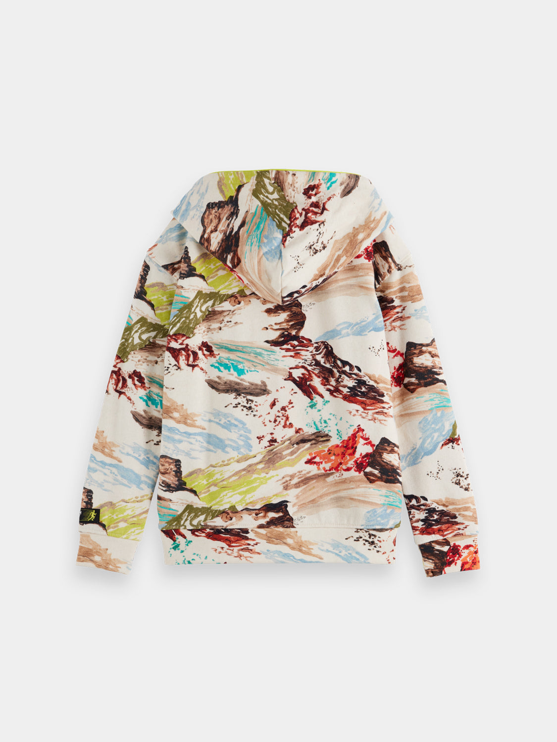 Kids - Printed zip-through hoodie - Scotch & Soda AU