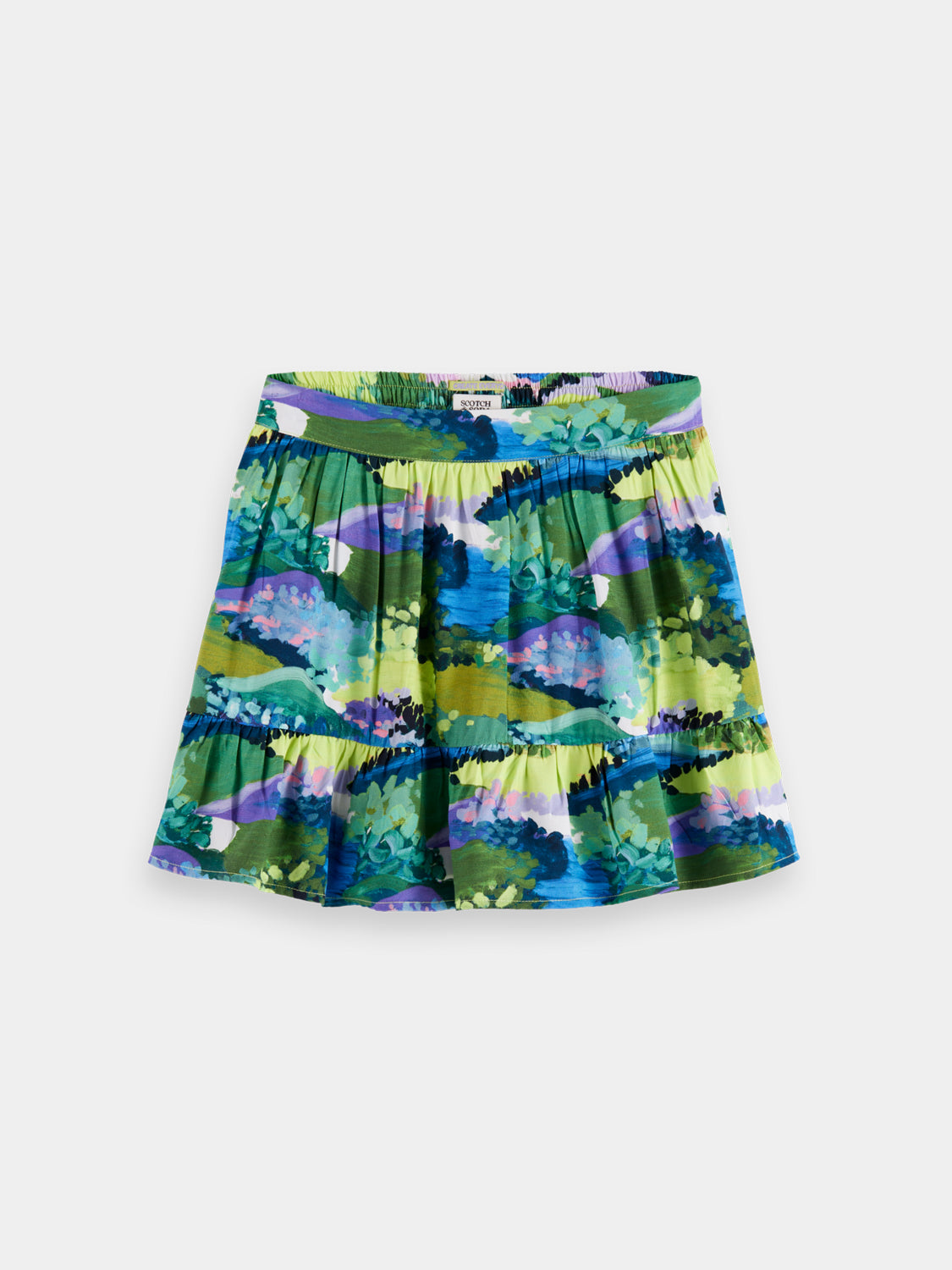 Kids - Printed viscose skirt - Scotch & Soda AU