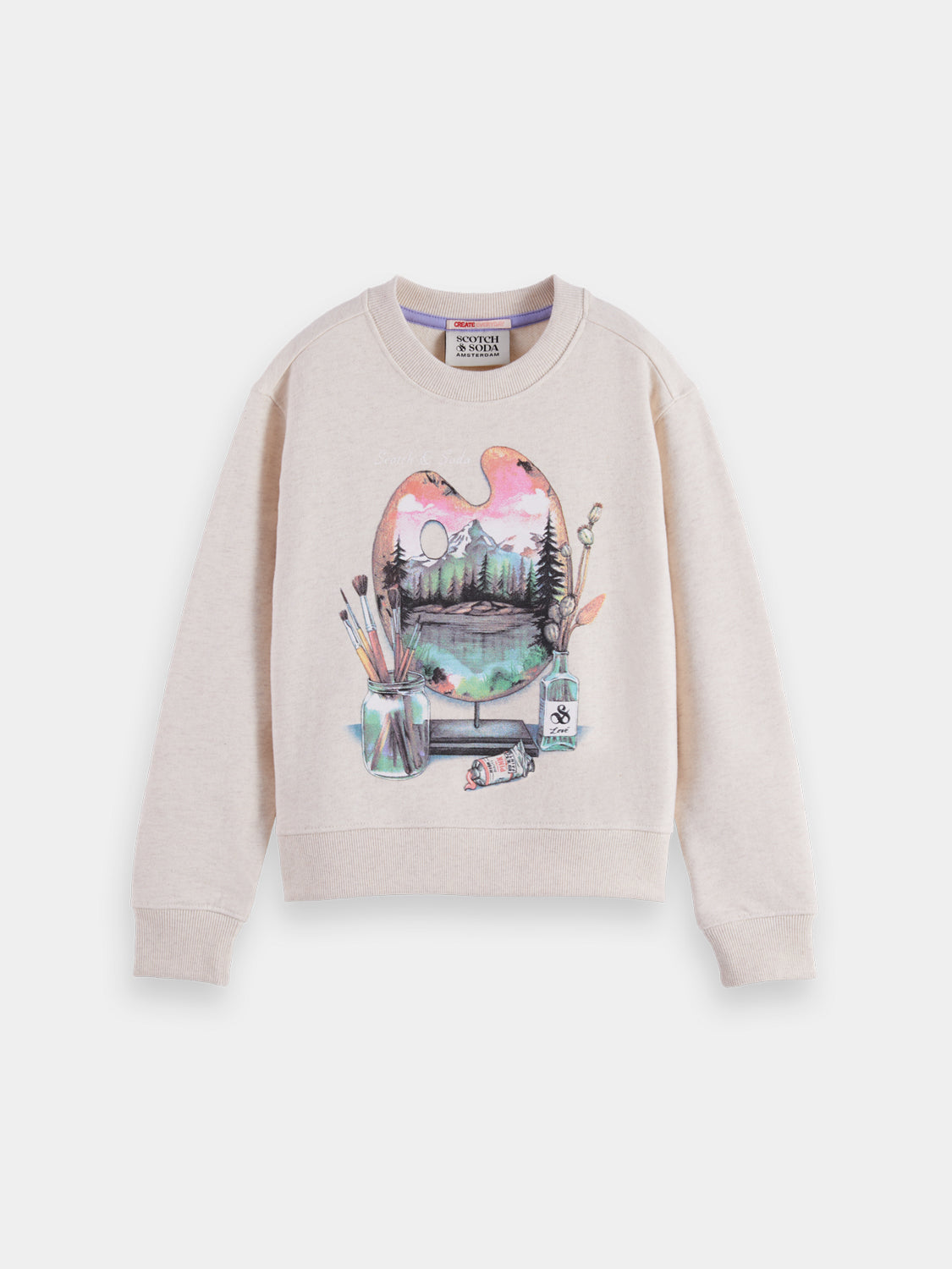Kids - Artwork sweatshirt - Scotch & Soda AU