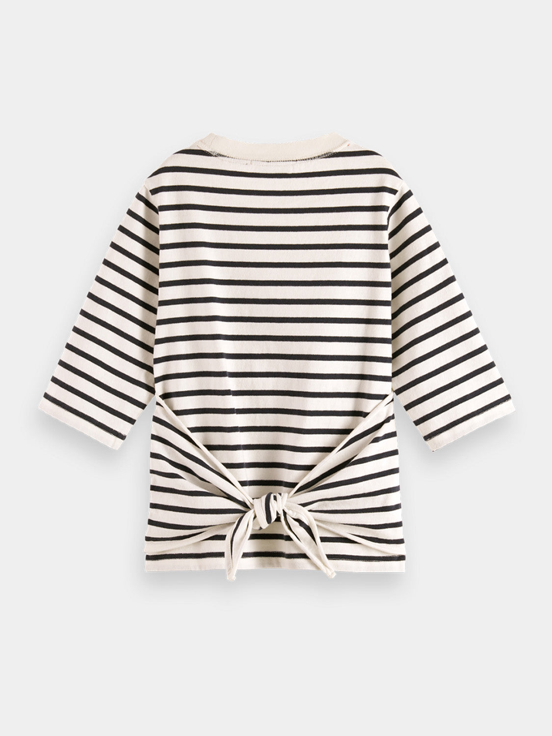 Kids - Denim washed breton t-shirt - Scotch & Soda AU