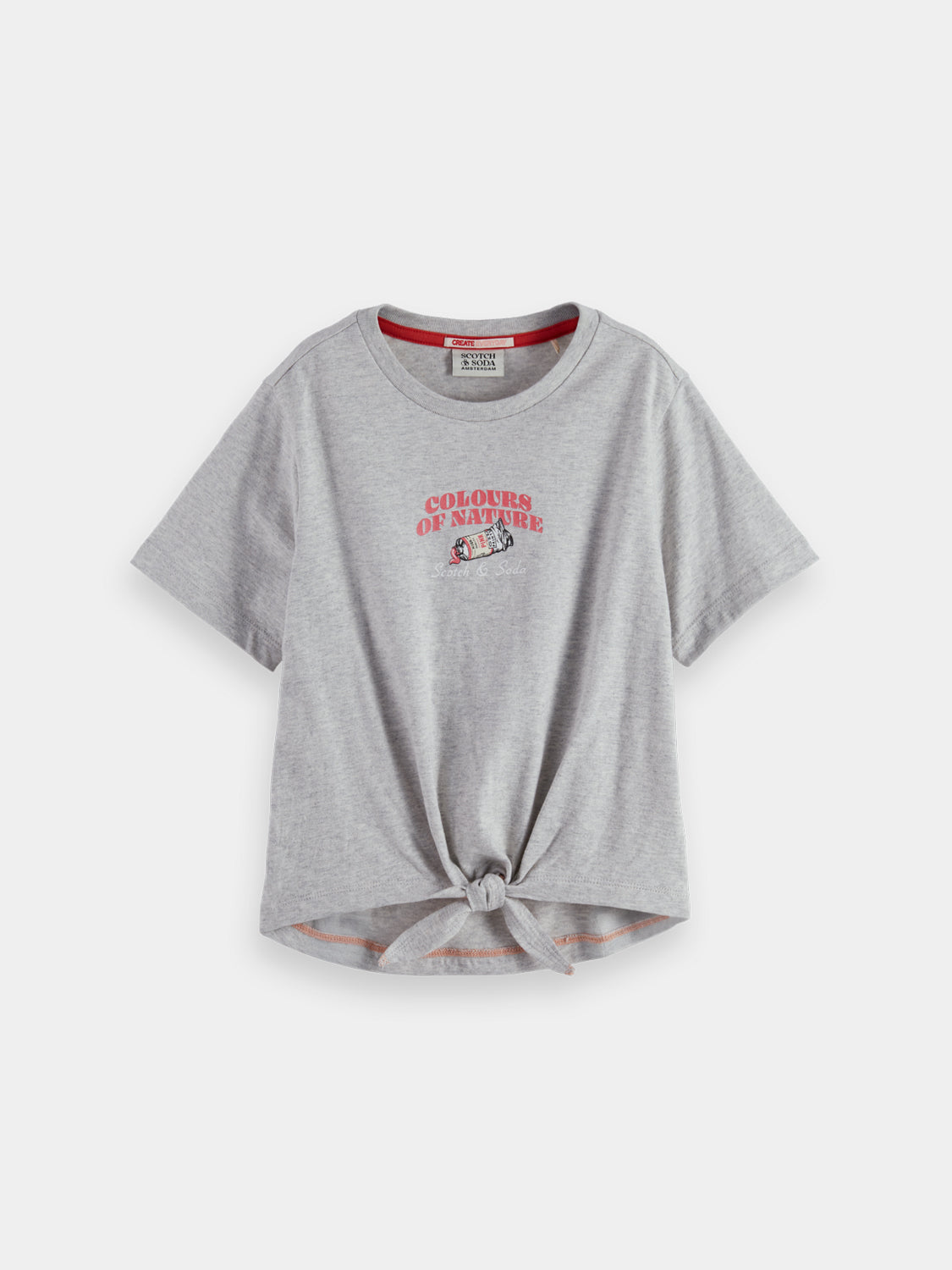 Kids - Knotted t-shirt - Scotch & Soda AU
