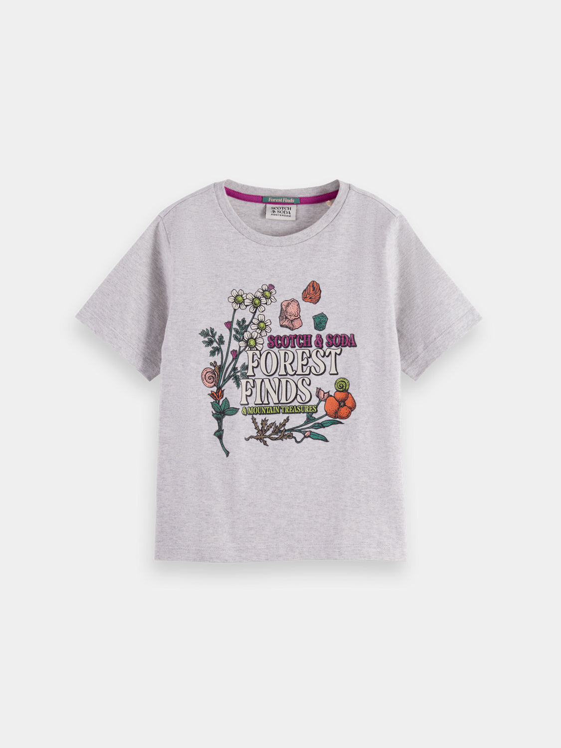 Kids - Melange artwork t-shirt - Scotch & Soda AU