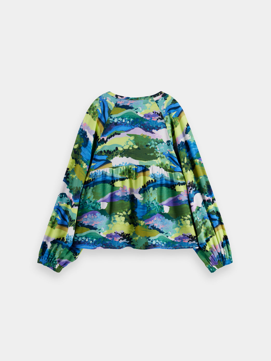 Kids - Printed viscose top - Scotch & Soda AU