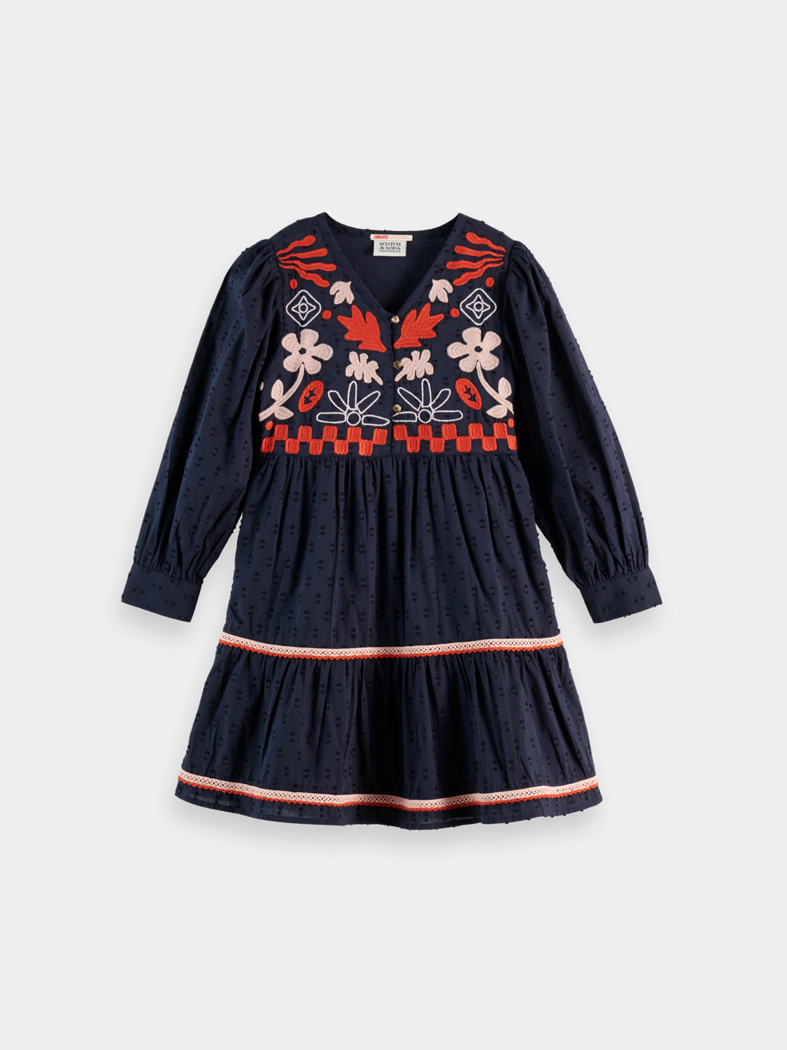 Kids - Embroidered dress - Scotch & Soda AU