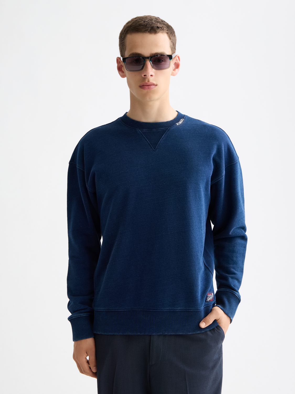Indigo printed sweatshirt - Scotch & Soda AU