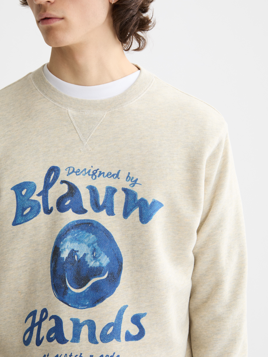 Washed artwork sweatshirt - Scotch & Soda AU