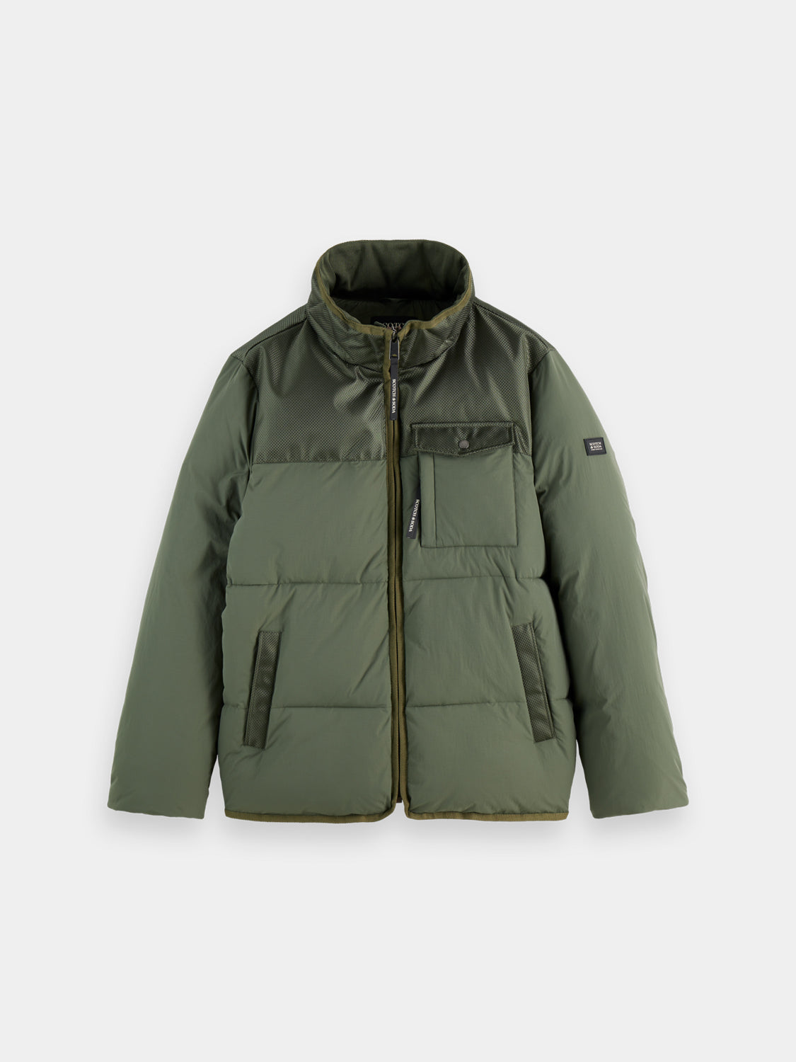 Hooded puffer jacket - Scotch & Soda AU
