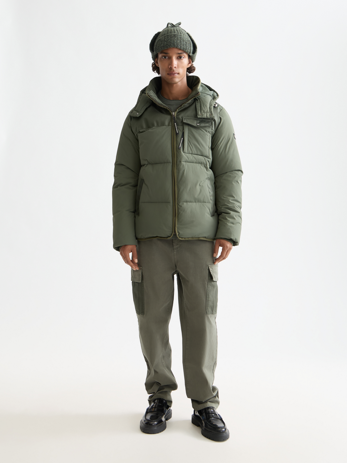 Hooded puffer jacket - Scotch & Soda AU