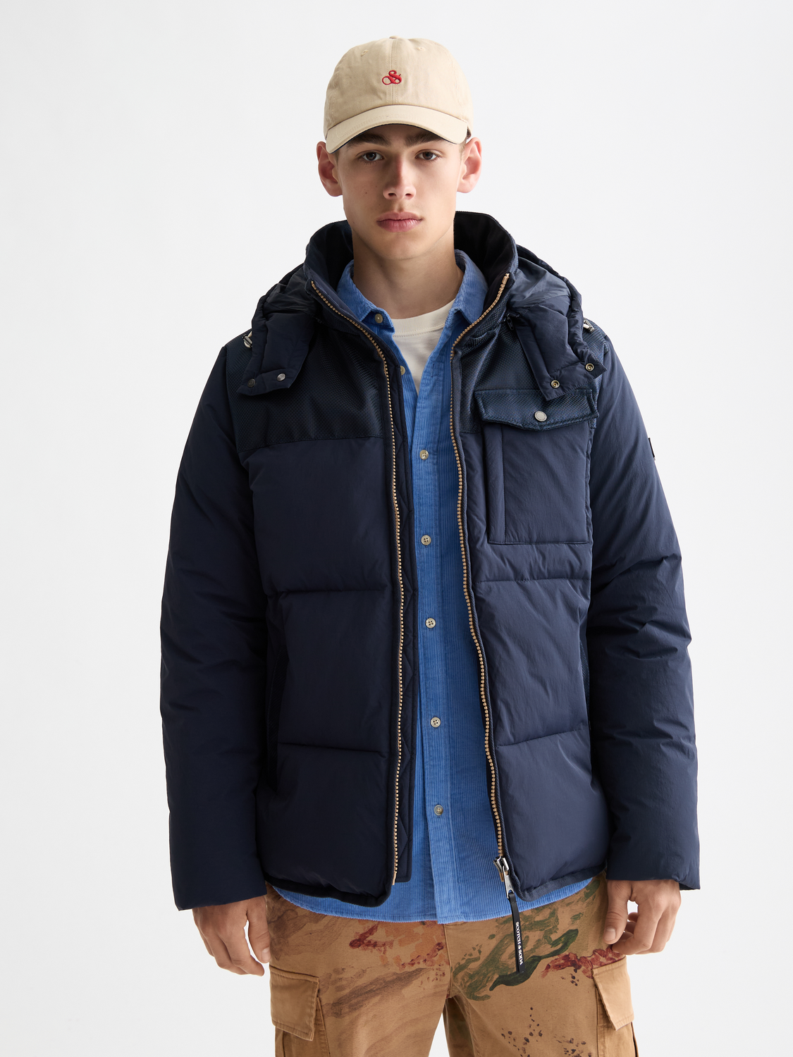 Hooded puffer jacket - Scotch & Soda AU
