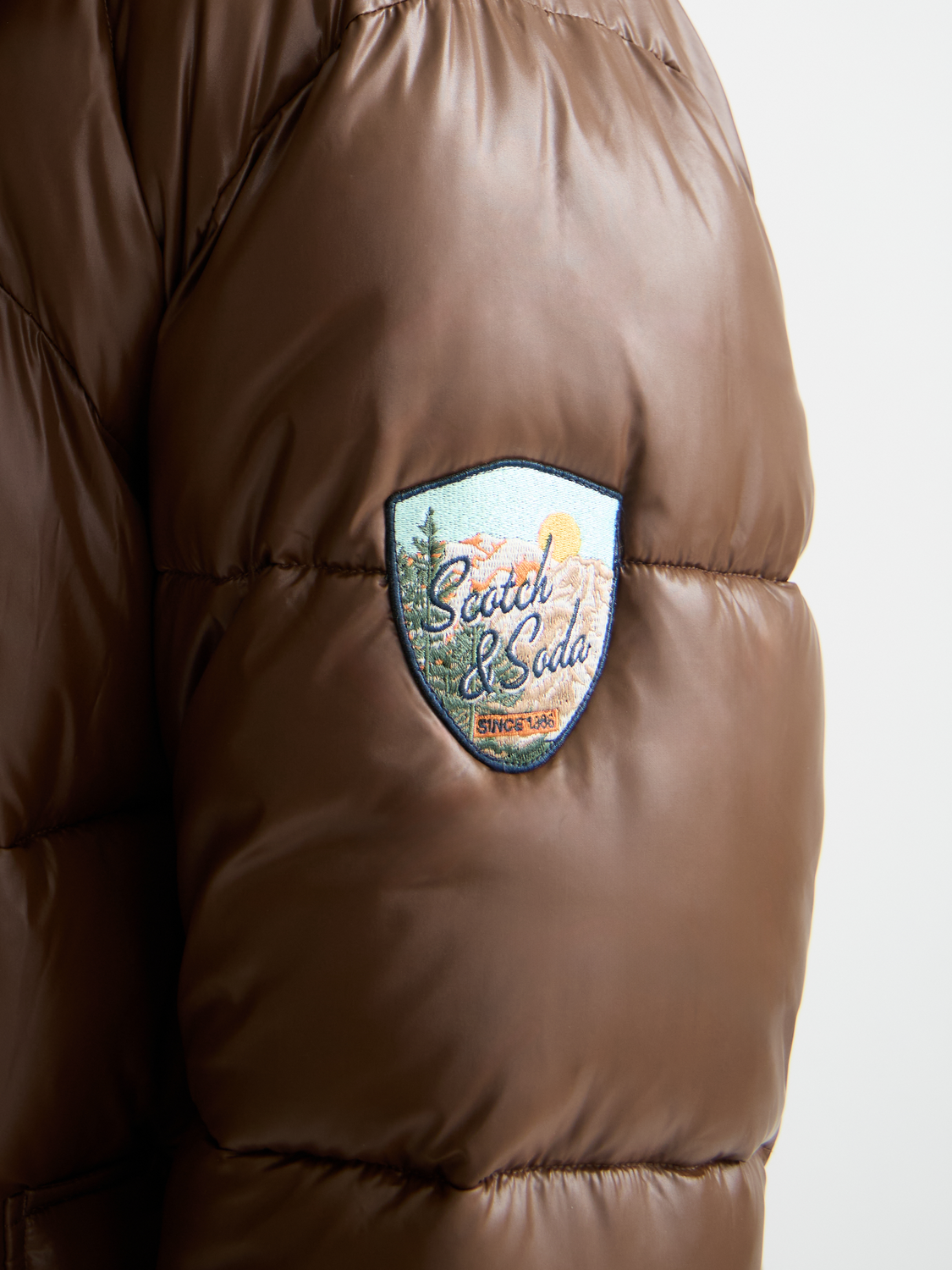 Lacquer puffer jacket - Scotch & Soda AU