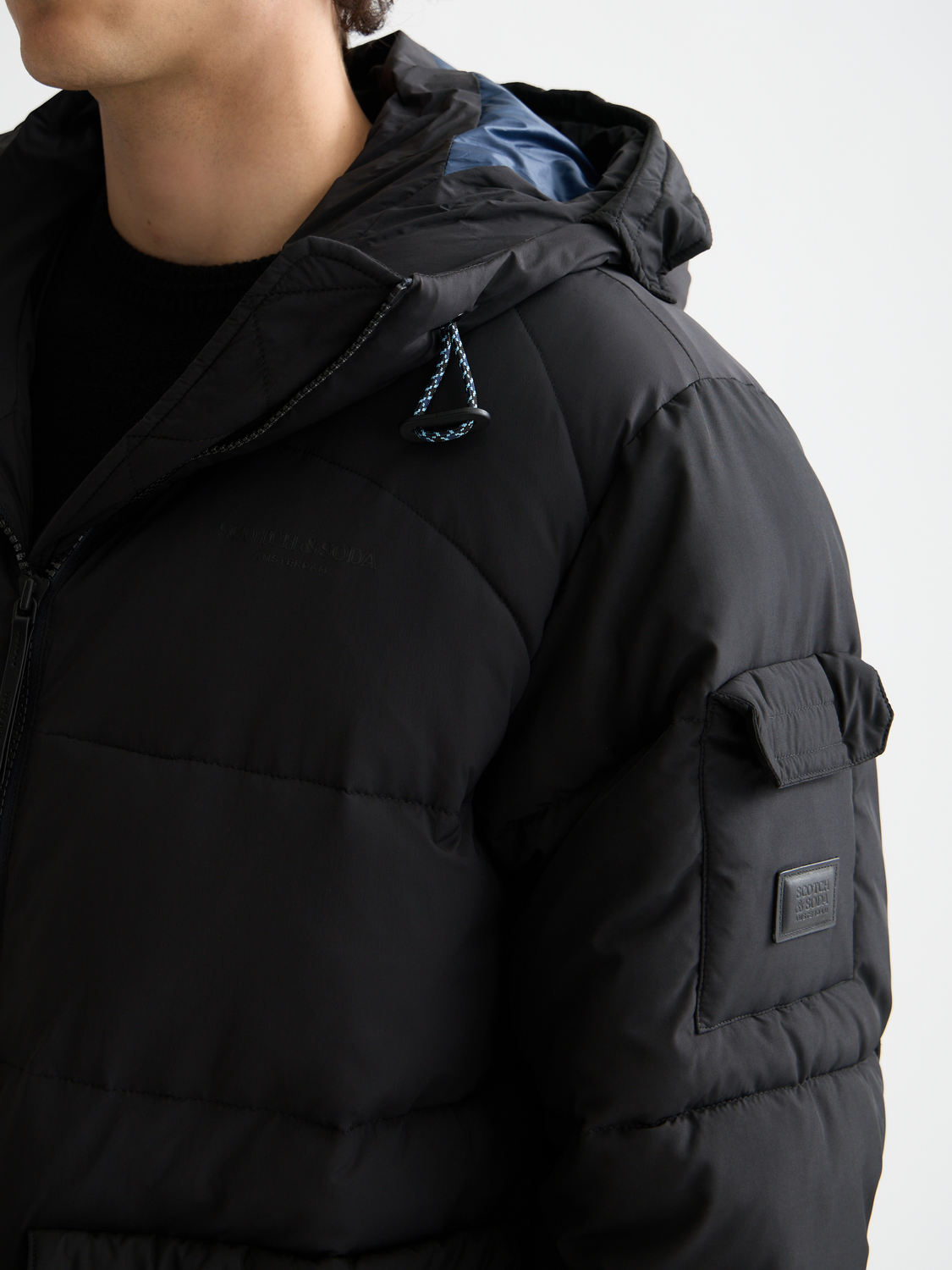 Long puffer jacket - Scotch & Soda AU