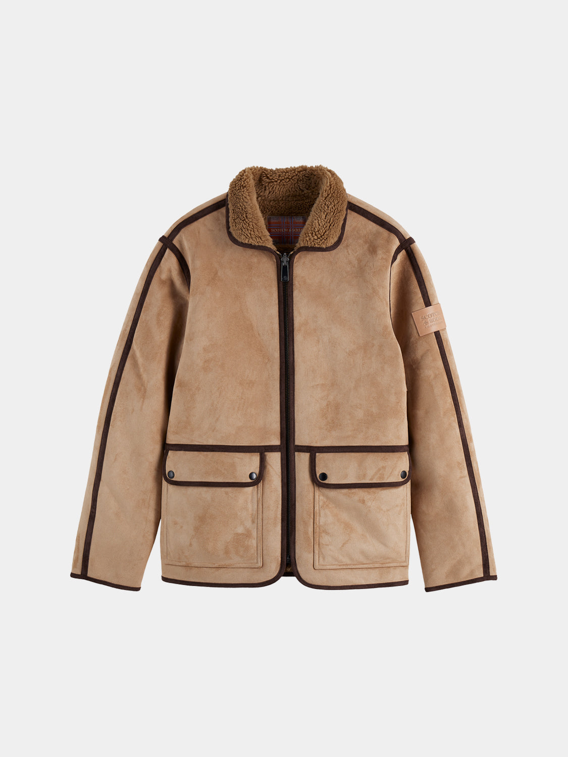 Faux shearling jacket - Scotch & Soda AU