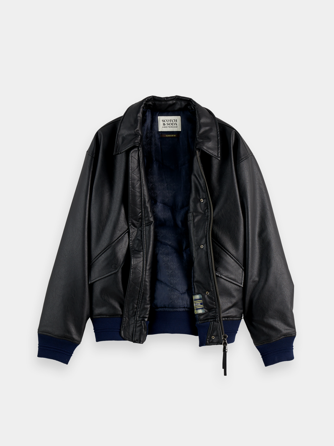 Faux leather puffer - Scotch & Soda AU