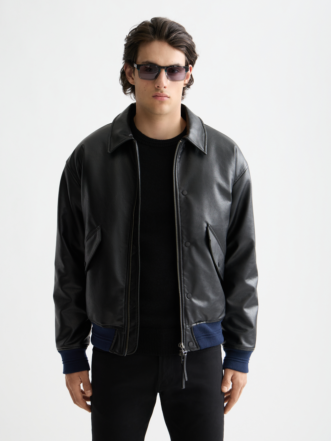 Faux leather puffer - Scotch & Soda AU