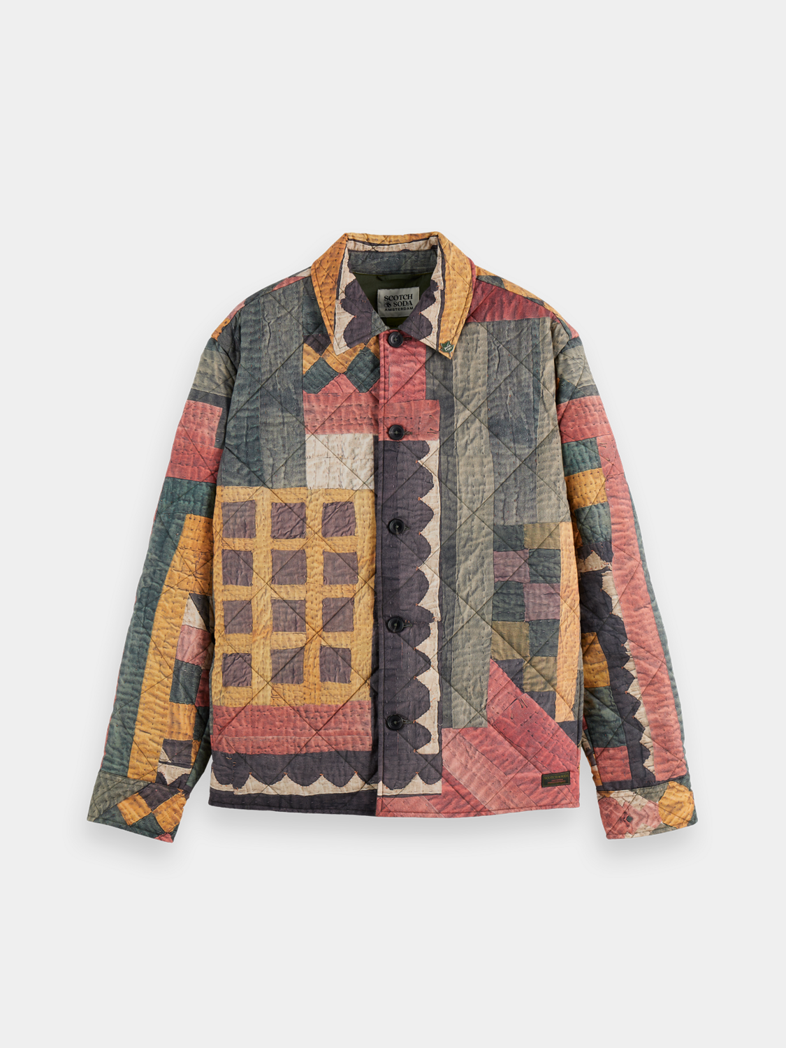 Patchwork overshirt - Scotch & Soda AU
