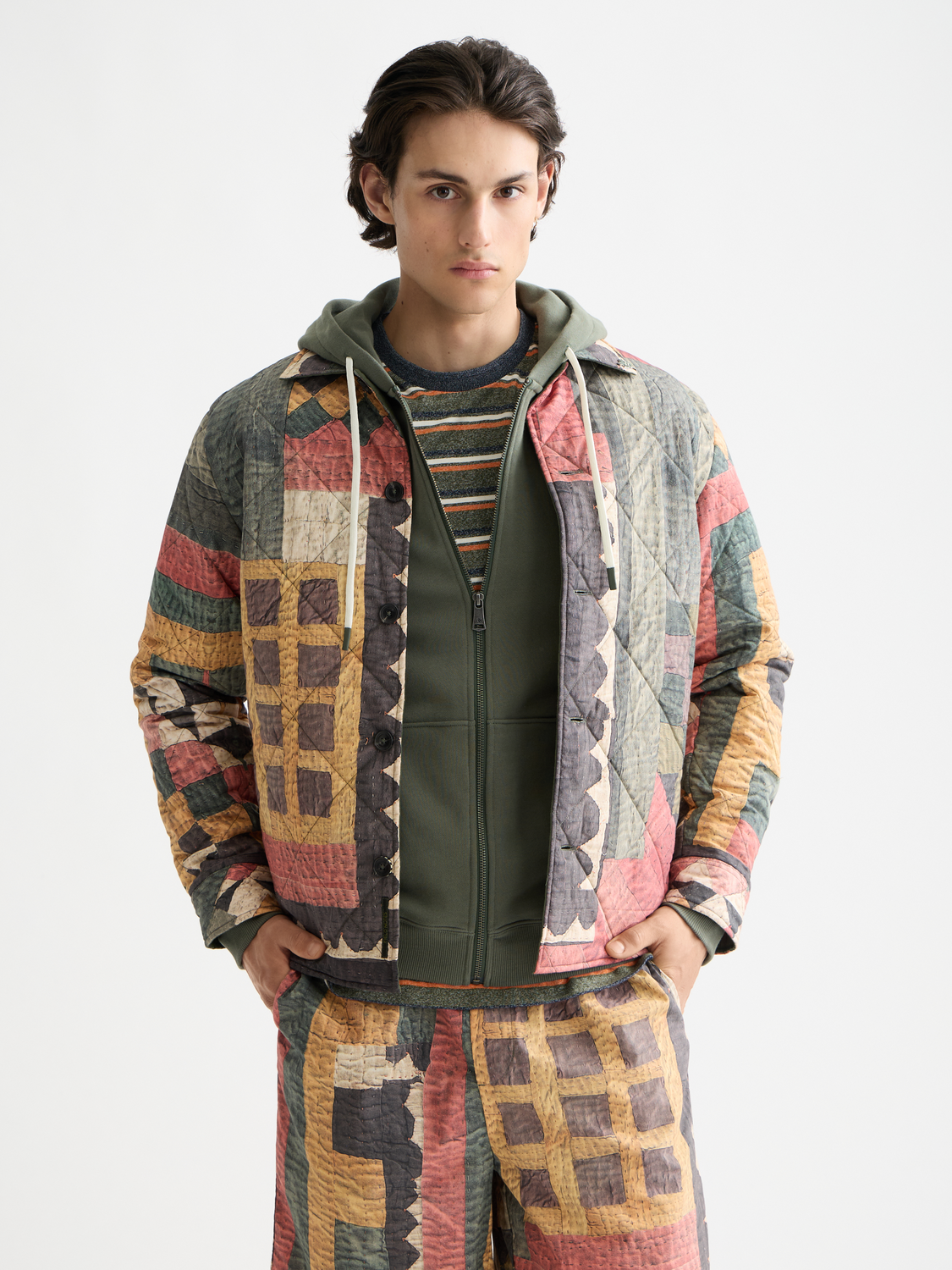 Patchwork overshirt - Scotch & Soda AU
