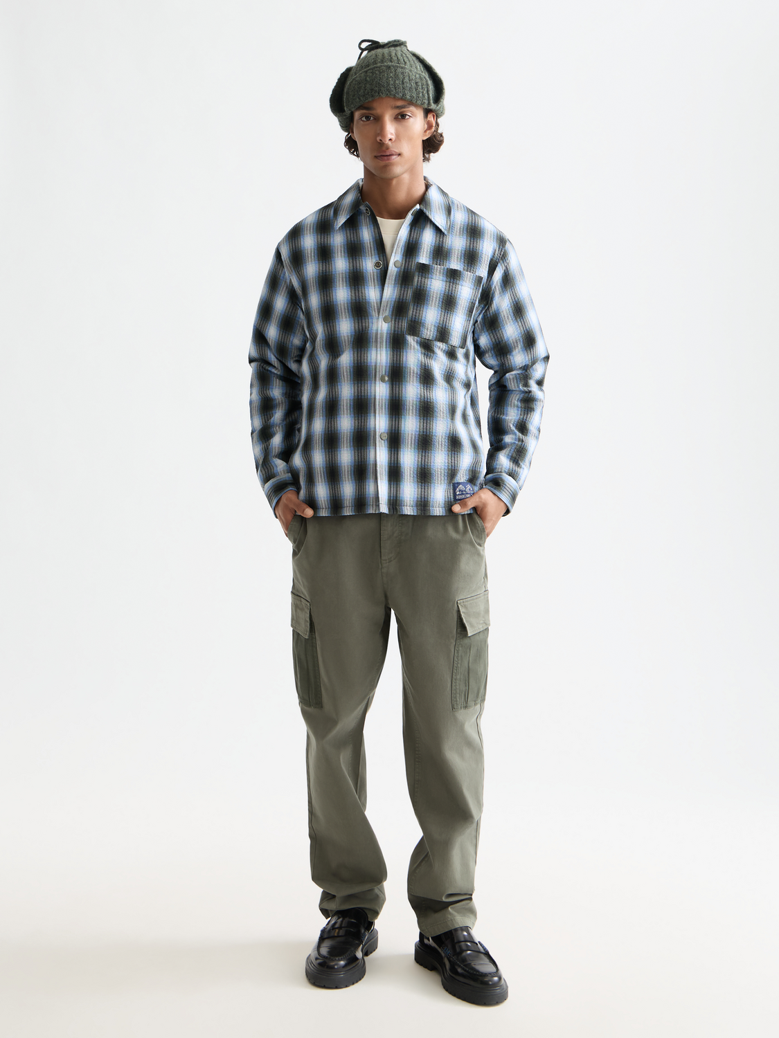Seersucker padded overshirt - Scotch & Soda AU