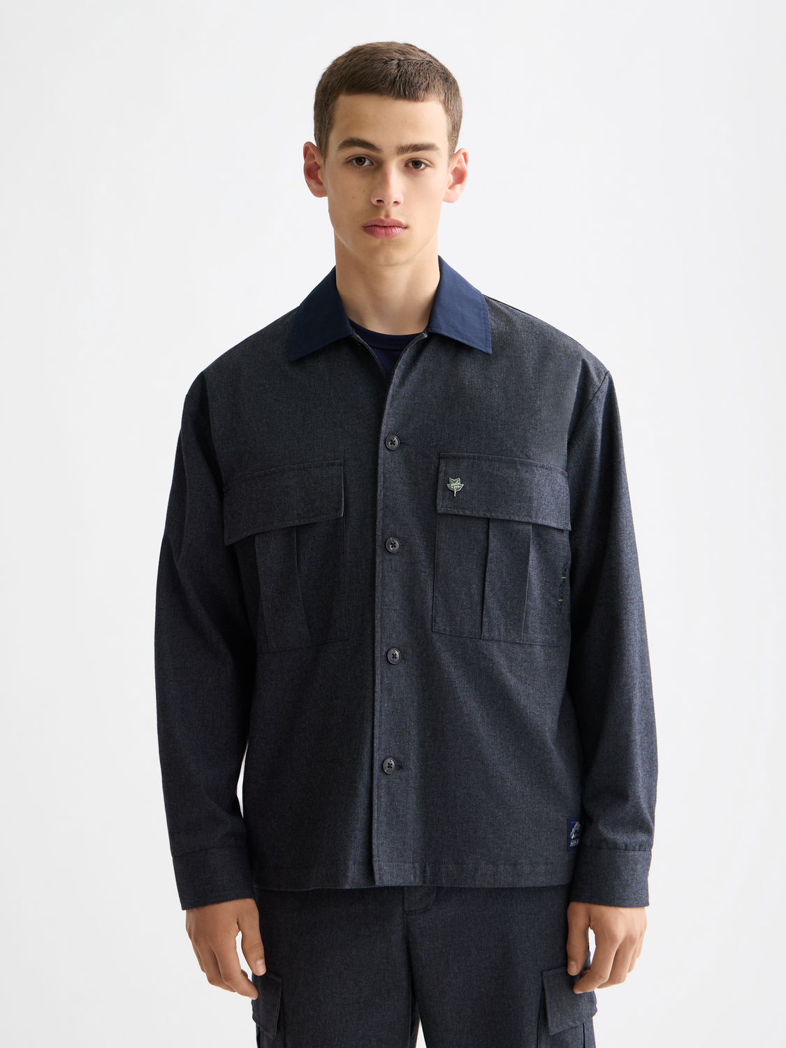 Melange utility overshirt - Scotch & Soda AU