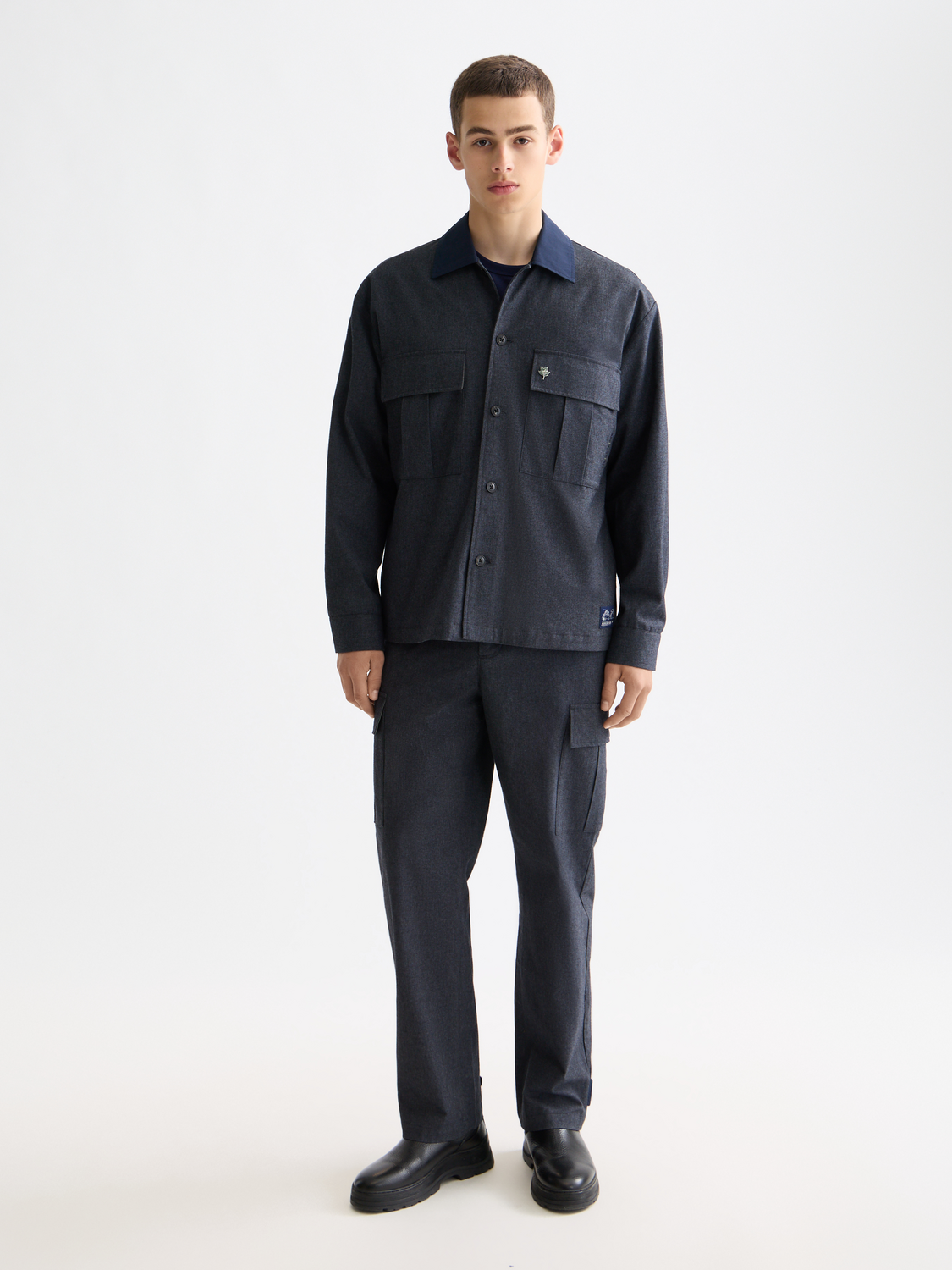 Melange utility overshirt - Scotch & Soda AU