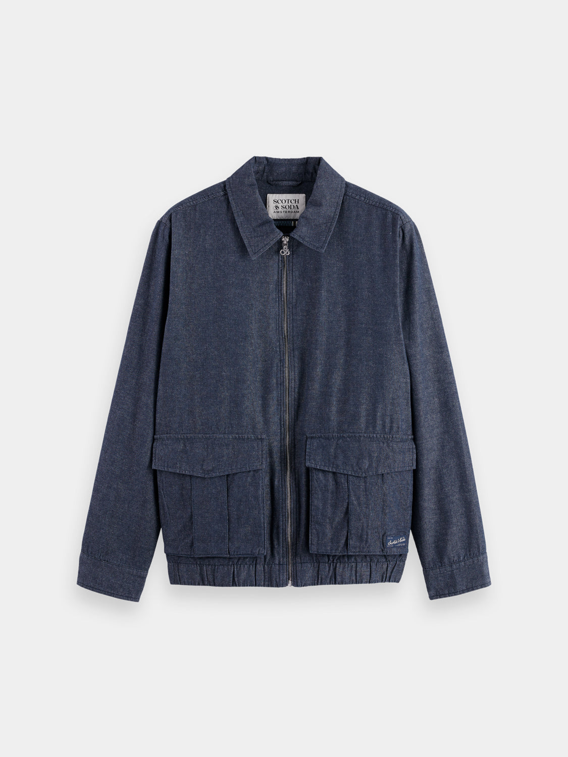 Zip-through twill blouson - Scotch & Soda AU