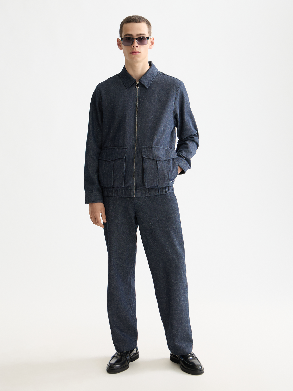 Zip-through twill blouson - Scotch & Soda AU