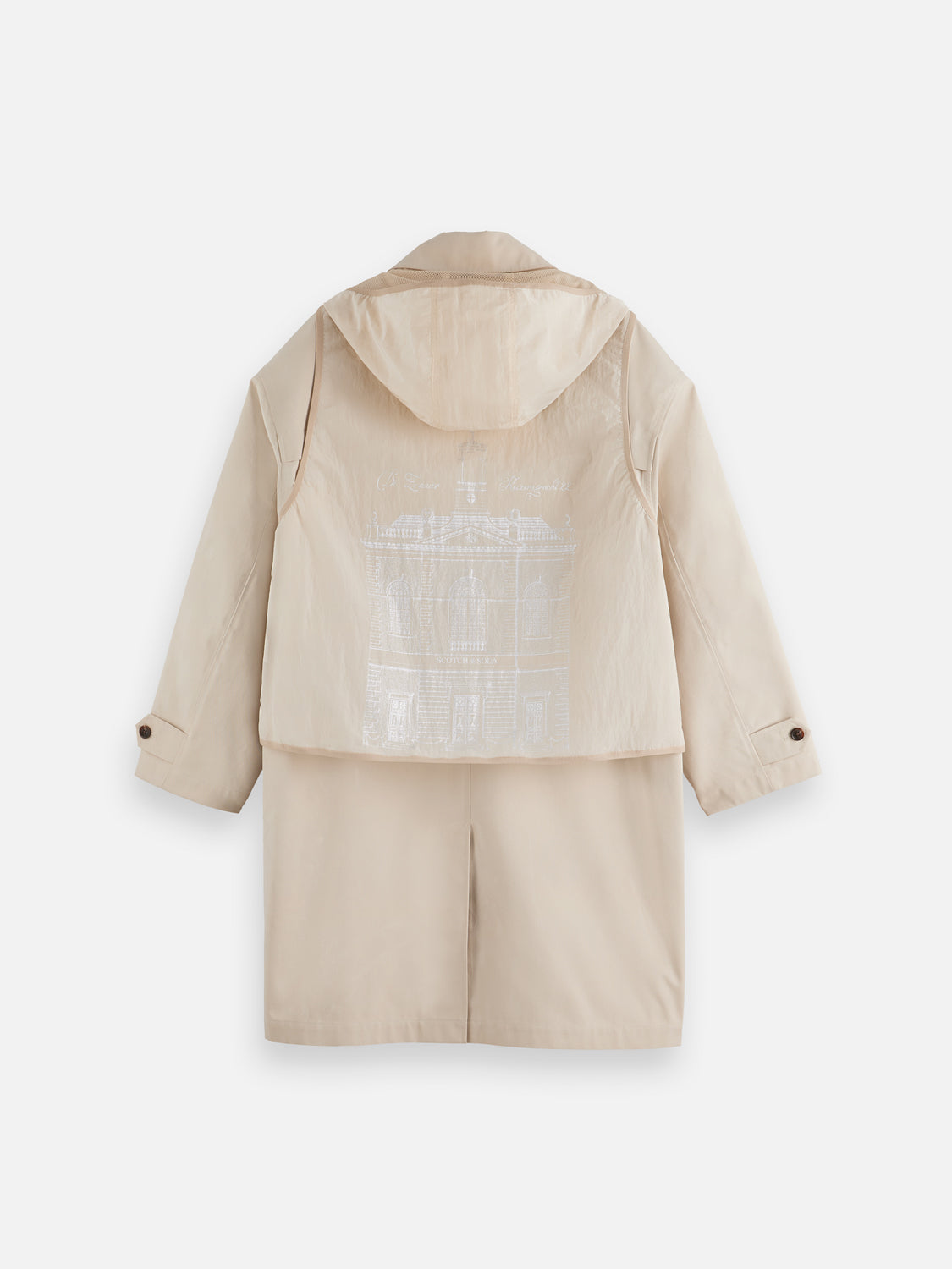Car coat with detachable vest - Scotch & Soda AU