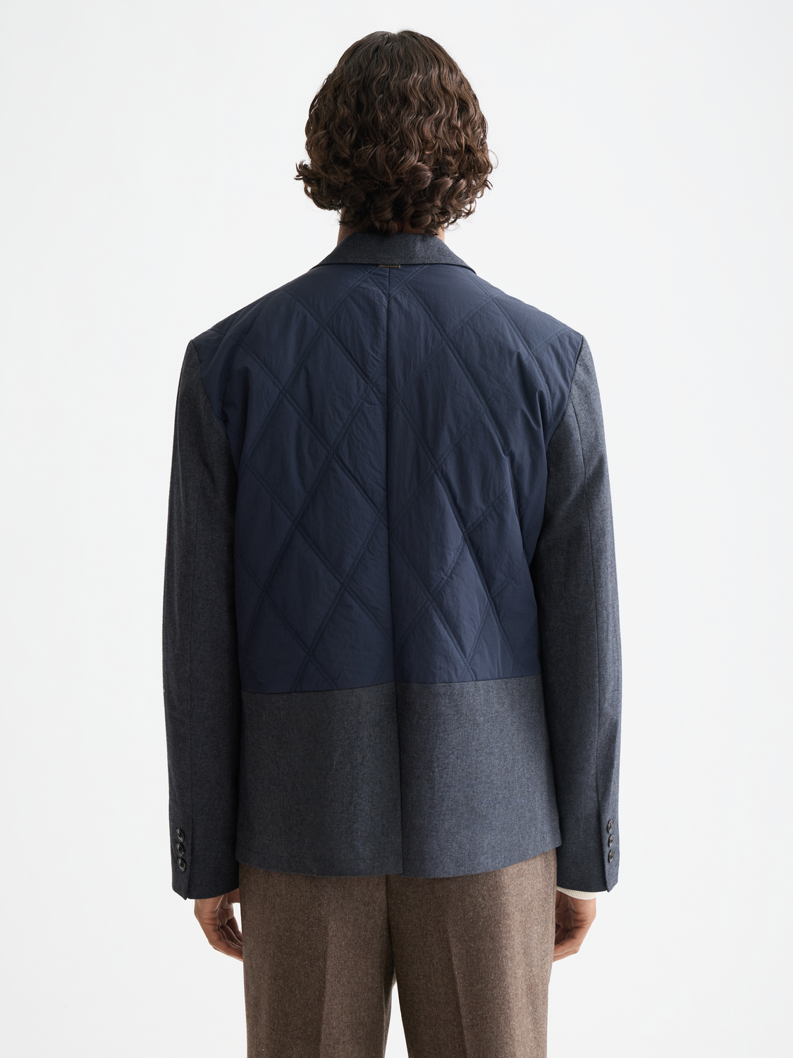 Colourblock padded blazer - Scotch & Soda AU