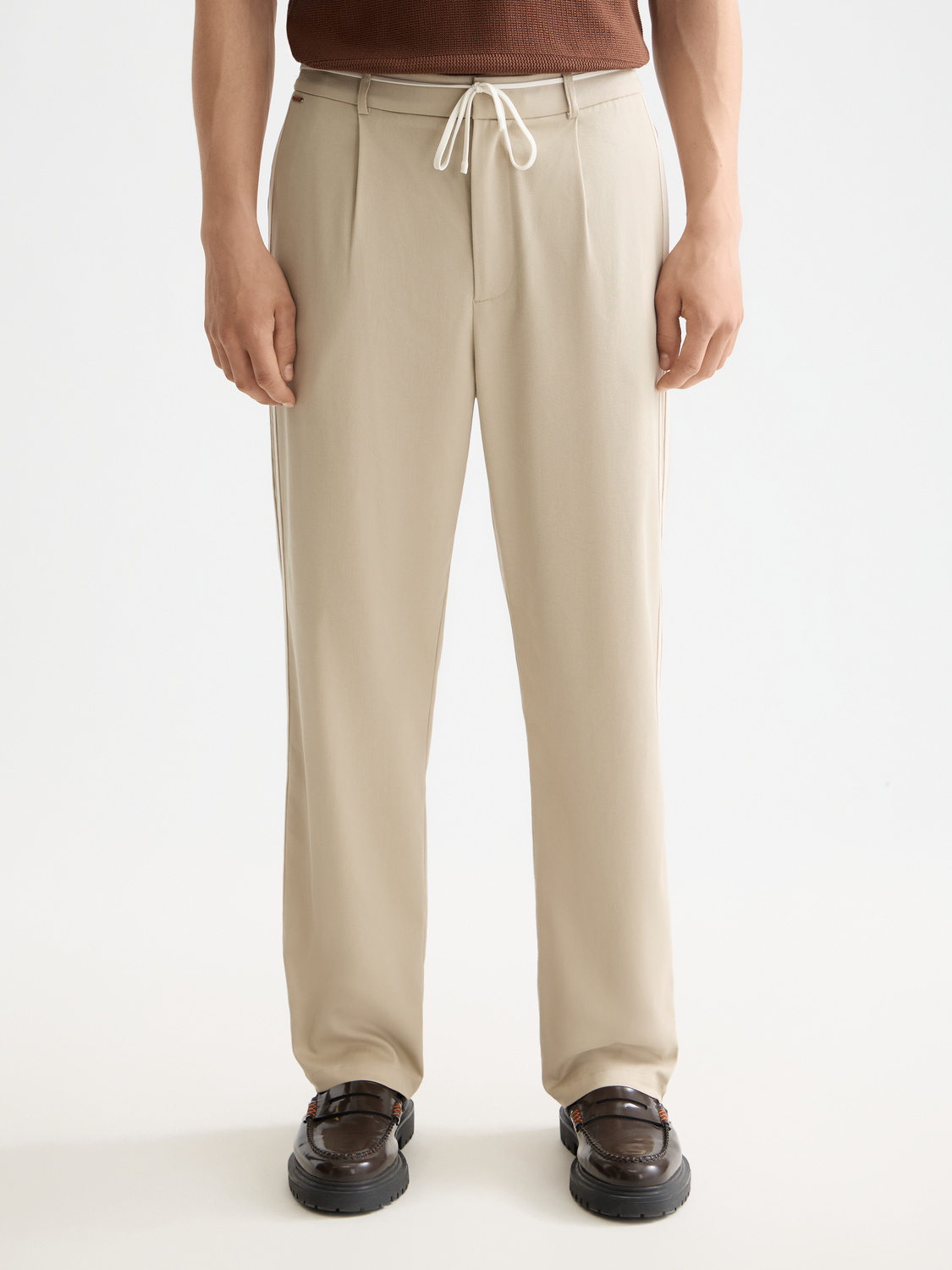 Pleated straight fit jogger - Scotch & Soda AU